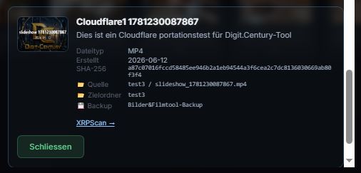 NFT Details — Quelle, Zielordner, Backup im NFT